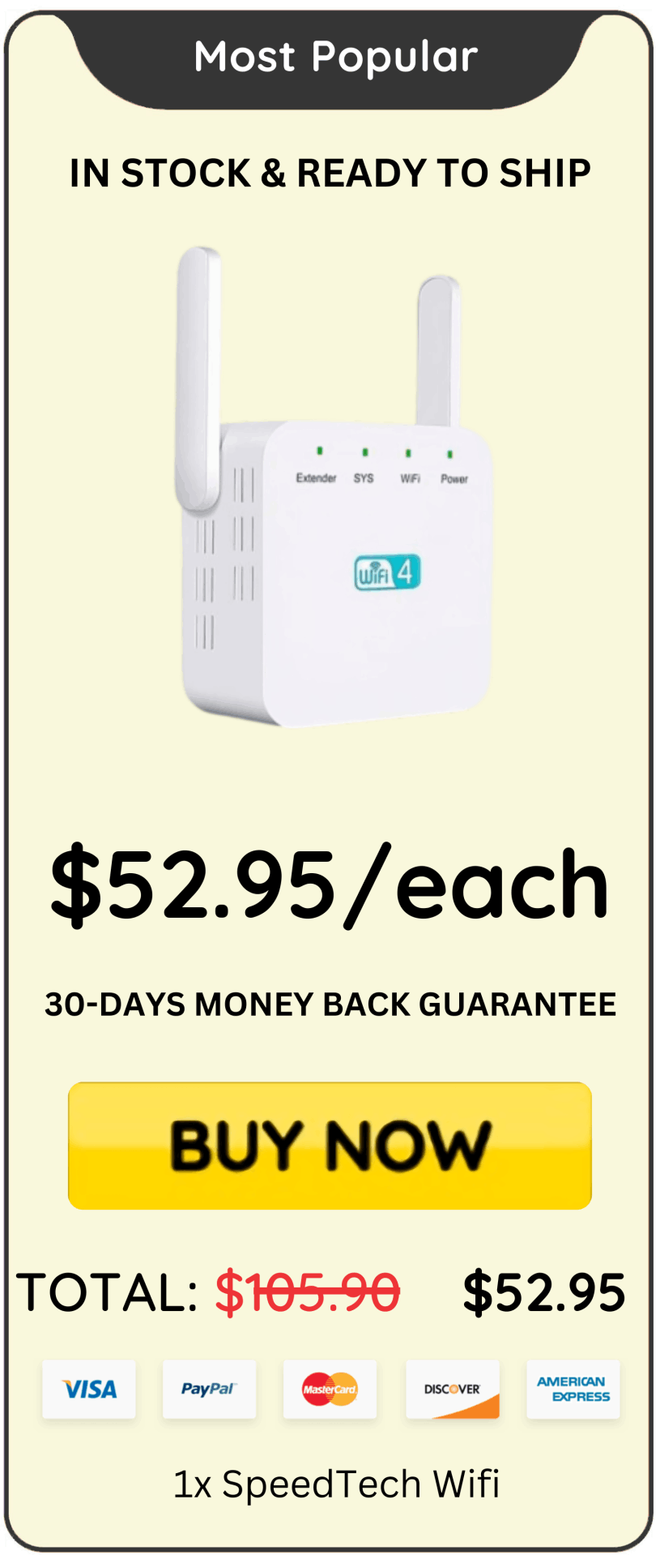 SpeedTech Wifi price 